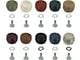 1968-72 Galaxie-LTD-Country Squire-Big Mercury Window Crank Knob Replacement In Colors