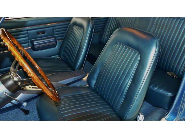 1968 Camaro Standard Fold Down Front Buckets Front & Rear Set Back