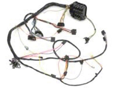1968 Camaro Under Dash Main Wiring Harness, For Cars With Manual Transmission Console Shift & Warning Lights