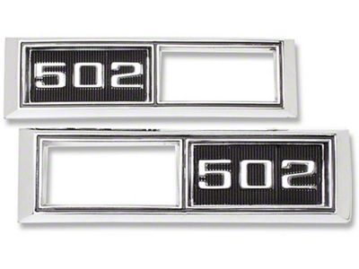 1968 Chevelle 502 Front Side Marker Light Bezels