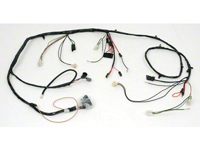 1968 Chevelle Front Light Wiring Harness, Small Or Big Block, For Cars With Factory Gauges