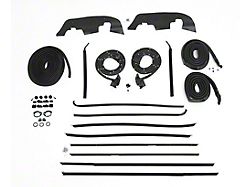 2-Door Hardtop Fast Back Sport Coupe Weatherstrip Kit (1968 Impala)