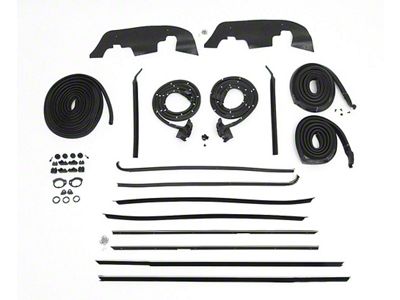 1968 Chevy Impala 2-Door Hardtop Fast Back Sport Coupe Weatherstrip Kit