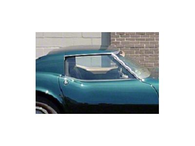 1968 Corvette Door Glass Non Date-Coded Coupe Clear Right