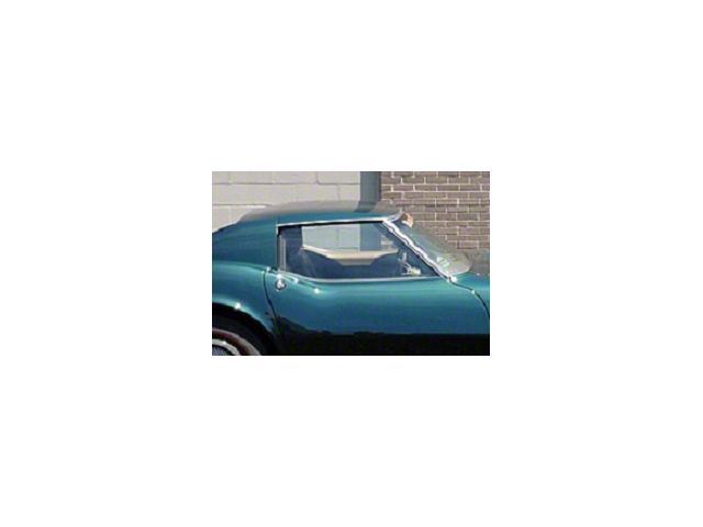 1968 Corvette Door Glass Non Date-Coded Coupe Clear Right