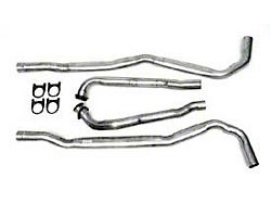 Exhaust Pipes Big Block Aluminized Steel 2-1/2 With Manual Transmission (1968 Corvette C3)
