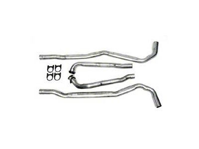 1968 Corvette Exhaust Pipes Big Block Aluminized Steel 2-1/2 With Manual Transmission