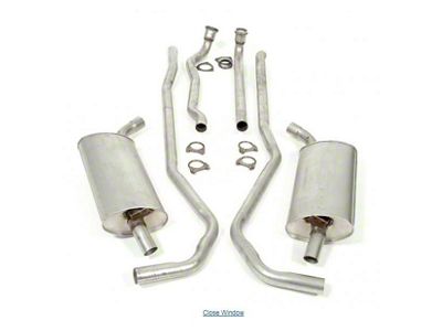 1968 Corvette Exhaust System Big Block 390hp And 400hp Aluminized 2-1/2 With Automatic Transmission