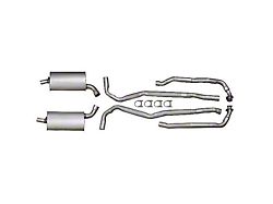 Exhaust System Small Block 300hp Aluminized 2-1/2 With Automatic Transmission (1968 Corvette C3)
