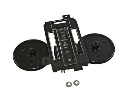 1968 Corvette Heater And Air Conditioning Control Face Plate Repair Kit With Air Conditioning