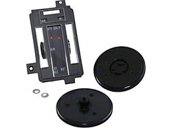 1968 Corvette Heater And Air Conditioning Control Plate Repair Kit For Cars Without Air Conditioning