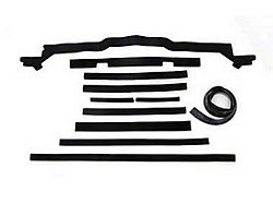 Radiator And Fan Shroud Seal Kit 327ci With Steel Shroud (1968 Corvette C3)