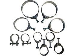 1968 Corvette Radiator And Heater Hose Clamp Kit For Cars Without Air Conditioning Big Block 