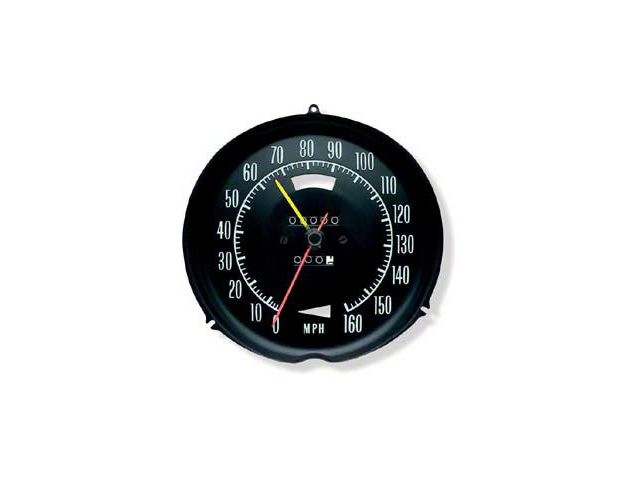 1968 Corvette Speedometer, 160 MPH, With Speed Warning