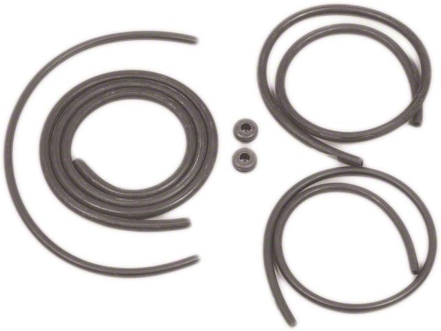 Windshield Washer Hose Kit, For Cars w/out A/C, 1968