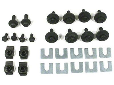 1968 El Camino Fender Related Bolts 28 Piece Kit