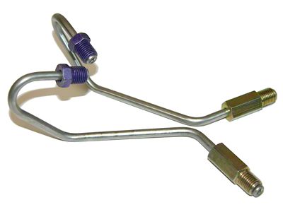 Front Brake Lines, Drum Brakes, OE Steel (68-69 El Camino)