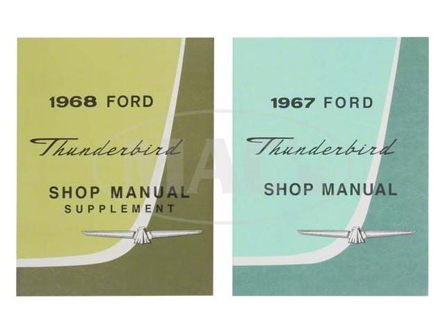 1968 Ford Thunderbird Shop Manual Set, 2 Volumes