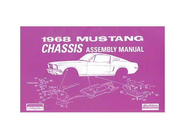 1968 Mustang Chassis Assembly Manual, 95 Pages
