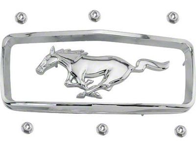 Scott Drake 1968 Mustang Corral and Pony Grille Ornament Set