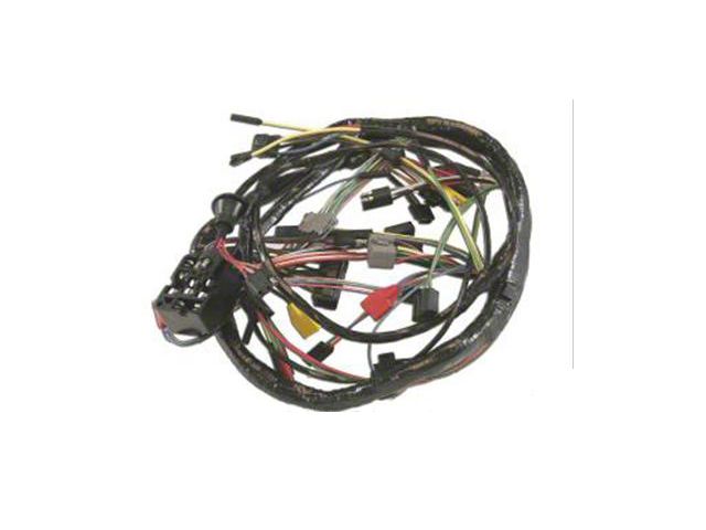 1968 Mustang Dash Wiring Harness for Cars without Tachometer or GT Options