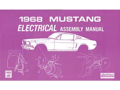 1968 Mustang Electrical Assembly Manual, 102 Pages