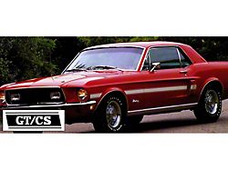 1968 Mustang GT or California Special Stripe Kit 
