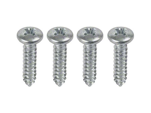 1968 Mustang Kick Panel Mounting Screw Set, 4 Pieces