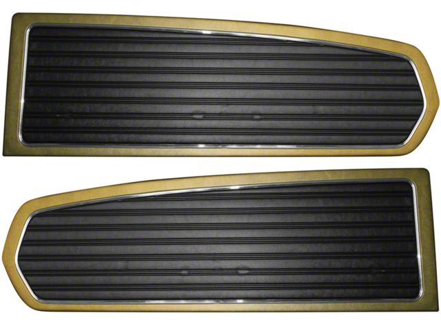 1968 Mustang Standard Interior 2-Tone Door Panels in Factory Colors, Distinctive Industries