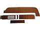 1968 Mustang Woodgrain Dash Trim Insert Set for Cars without A/C