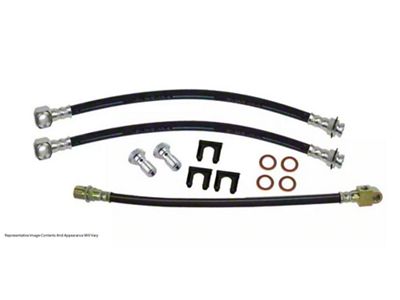 1968 Pontiac GTO Brake Hose Kit, 4 Piston Disc, 10pc