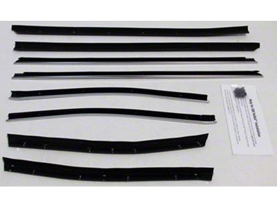 1968 Skylark GS Convertible Window Felt Kit - Without Special Moulding - Replacement Style