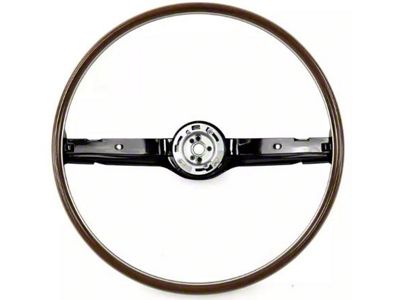 1968 Thunderbird 2-Spoke Woodgrain Steering Wheel