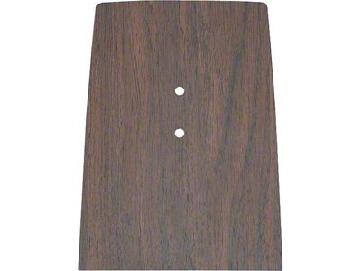 1968 Walnut Console Forward Plate