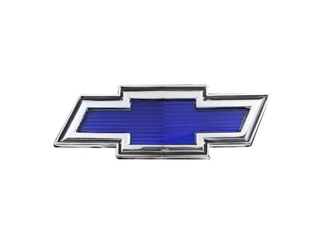 1969-1970 Chevy Truck Hood Emblem, Blue Bowtie