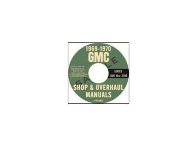 1969-1970 GMC Shop and Overhaul Manuals; 4 Volumes (CD-ROM)