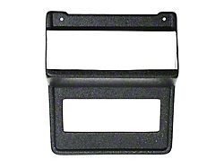 1969-1970 Mustang Aftermarket Single DIN Radio Bezel, Black Finish
