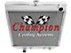 Ford Champion Aluminum Radiator, 4-Row, 1966-1973