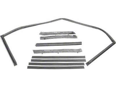 1969-1970 Mustang Convertible Roof Rail Seal Set, 5 Pieces