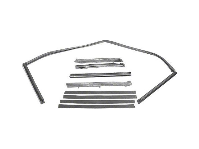 1969-1970 Mustang Convertible Roof Rail Seal Set, 5 Pieces