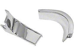 OPR Coupe Chrome Outside Quarter Window Moldings, Pair (69-70 Mustang)