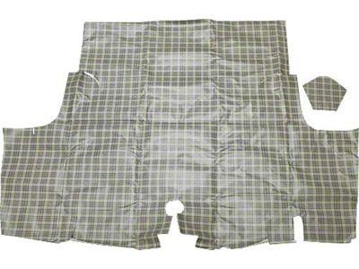 Trunk Mat/ Plaid/ 69-70 Mustang Coupe & Conv