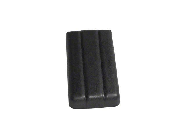 1969-1970 Mustang Deluxe Interior Console Arm Rest Pad, Black