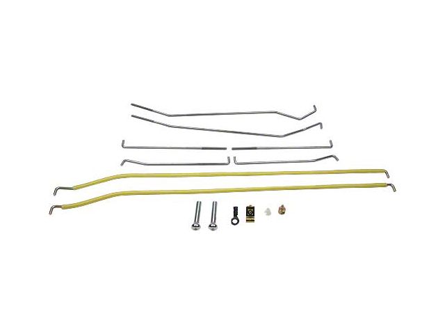 1969-1970 Mustang Door Latch Rod Kit, Left and Right