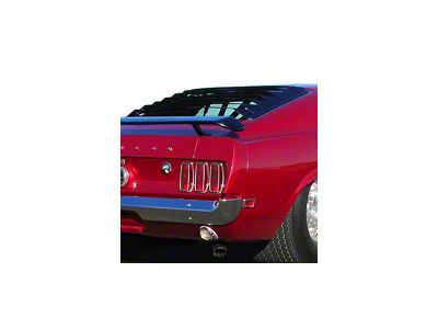 1969-1970 Mustang Fastback Aluminum Rear Window Louvers (Hatchback Only)