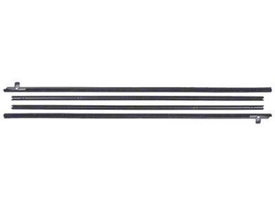 1969-1970 Mustang Fastback Door Belt Weatherstrip Kit, 4 Pieces