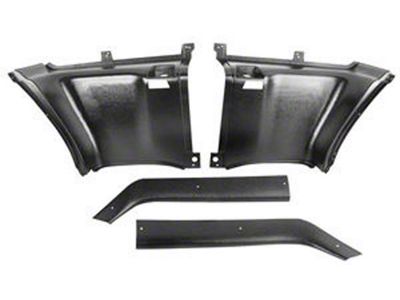 OPR 1969-1970 Mustang Fastback Quarter Trim Panels for Cars with Fold Down Rear Seat (fold-down seats only)