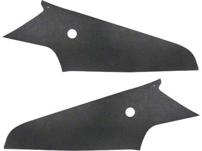 1969-1970 Mustang Fastback Sail Panels, Black Textured Panel Board