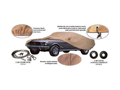 1969-1970 Mustang Hardtop and Convertible 3-Layer Car Cover