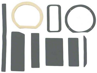 1969-1970 Mustang Heater Seal and Gasket Set for Cars with Factory A/C